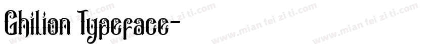 Ghilion Typeface字体转换
